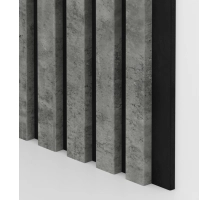 Akustični leseni panel, beton, 28x275cm (0.77 m²)