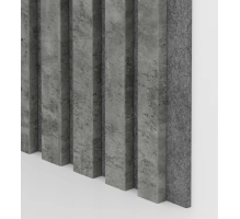 Akustični leseni panel, beton, 28x275cm (0.77 m²)