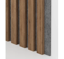 Akustični leseni panel, ZLATI HRAST CRAFT, 28x275cm (0.77 m²)