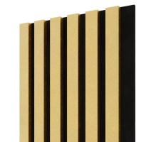 Akustični leseni paneli zlato metalik, 28x275cm (0.77 m²)