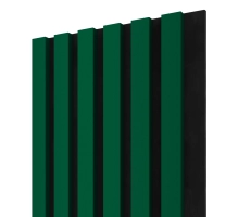 Akustični leseni paneli, zeleno, 28x275cm (0.77 m²)