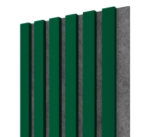 Akustični leseni paneli, zeleno, 28x275cm (0.77 m²)