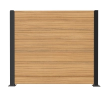WPC deska za ograjo, TEAK, 162x20 mm, 1750 mm dolžina, široke letvice