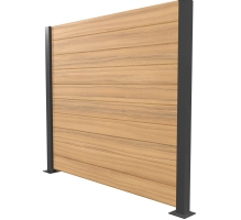 WPC deska za ograjo, TEAK, 162x20 mm, 1750 mm dolžina, široke letvice