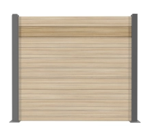 WPC deska za ograjo, JAVOR, 162x20 mm, 1750 mm dolžina, široke letvice