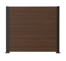 WPC deska za ograjo, OREH, 162x20 mm, 1750 mm dolžina, široke letvice