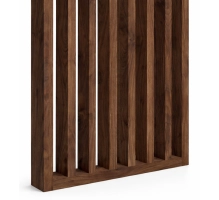 Lesene letvice za pregradne stene (28x60mm) (oreh)