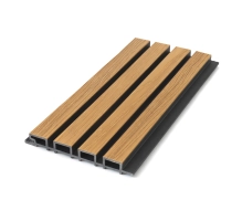WPC fasadni panel, 219x2900 mm, dve barvi, SVETLI HRAST & ČRNA (0,63 m²)