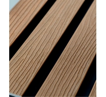 WPC fasadni panel DARK TEAK/ČRNA, 219x2900 mm, dvobarvni (0,63 m²)