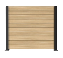 WPC deska za ograjo, JAVOR, 162x20 mm, 1750 mm dolžina, široke letvice