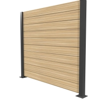WPC deska za ograjo, JAVOR, 162x20 mm, 1750 mm dolžina, široke letvice
