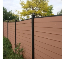 WPC deska za ograjo, TEAK, 162x20 mm, 1750 mm dolžina, široke letvice