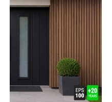 Fasadni panel, imitacija lesa, DULANO TEMNI HRAST, 120x50x2 cm, stiropor (0.60 m²)