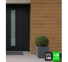 Fasadni panel, imitacija lesa, WOTAN HRAST, 120x50x2 cm, stiropor (0.60 m²)