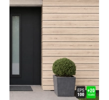 Fasadni panel, imitacija lesa, SVETLI HRAST RUSTIK, 120x50x2 cm, stiropor (0,60 m²)