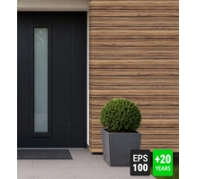Fasadni panel, imitacija lesa, RUSTIK HRAST, 120x50x2 cm, stiropor EPS 200 (0.60 m²)