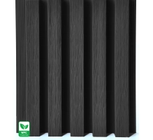 WPC fasadni panel BLACK TWIX MINI, 5 lamel, 217x2900 mm, brušena tekstura