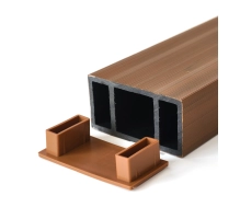 Zapiralni pokrovček za lesene brisoleje 100x53 mm, RJAV, plastičen