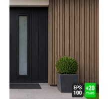 Fasadni panel, imitacija lesa, STARI OREH, 120x50x2 cm, stiropor (0,60 m²)