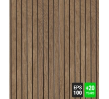 Fasadni panel, imitacija lesa, STARI OREH, 120x50x2 cm, stiropor (0,60 m²)