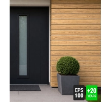 Fasadni panel, imitacija lesa, CRAFT LIGHT OAK, 120x50x2 cm, styrofoam (0.60 m²)