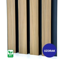 [VZOREC] WPC fasadni panel, BREZA/ČRNA