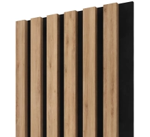 Akustični leseni panel, ZLATI HRAST CRAFT, 28x275cm (0.77 m²)