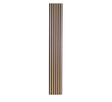 WPC fasadni panel, 223x26x2900 mm, SVETLI HRAST s črnimi fugami, 6 rešetk (0,64 m²)