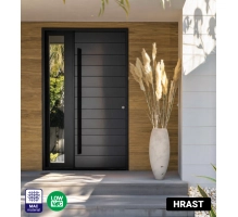 Fasadna obloga v roli, imitacija lesa, SVETLI HRAST, 260 cm x 18 cm x 0,3 cm (0,47 m²)