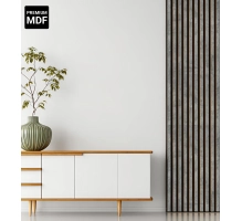Akustični leseni panel, beton, 28x275cm (0.77 m²)