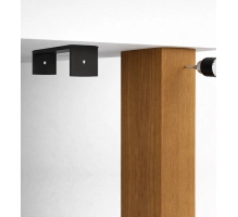 U-nosilec za lesene brisoleje, za skrito montažo, pocinkano jeklo, 87x37 mm