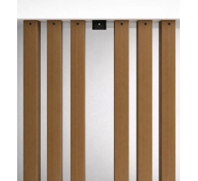 U-nosilec za lesene brisoleje, za skrito montažo, pocinkano jeklo, 87x37 mm