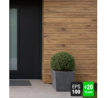 Fasadni panel, imitacija lesa, oreh, 120x50x2 cm, stiropor (0.60 m²)