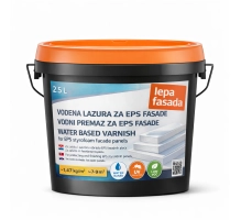 Zaščitni vodni premaz za EPS fasadne panele, 2.5 L