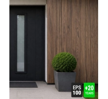 Fasadni panel, imitacija lesa, RJAVA, 120x50x2 cm, stiropor (0.60 m²)