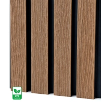 WPC fasadni panel DARK TEAK/ČRNA, 219x2900 mm, dvobarvni (0,63 m²)