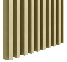 3D dekorativne lamele za stene in strop, lesena letev (zlato metalik) 16x28mm