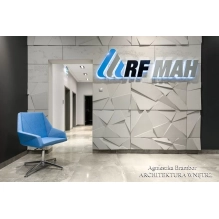 3D panel za steno, dekorativni beton, CRYSTAL PB 05
