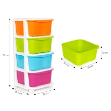 Organizator za igrače, Ecotoys, 77x35,5x36cm