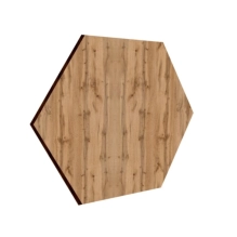 Stenski paneli MDF Hexagon hrast 30x26 cm