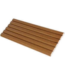 Vzorec Leseni fasadni panel lamella , stiropor, hrast, 25x25cm