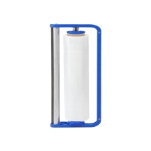 PVC stretch film dispenser, hand held, for 2-5 kg film rolls