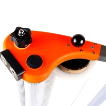 WILLIE Ročni odvijalec za stretch folijo, 50 cm, oranžen, maks. dolžina folije 500 mm