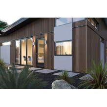 WPC fasadni panel TEAK TWIX MINI, 5 lamel, 217x2900 mm, brušena tekstura