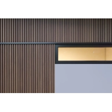 WPC fasadni panel TEAK TWIX MINI, 5 lamel, 217x2900 mm, brušena tekstura
