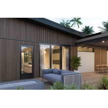 WPC fasadni panel TEAK TWIX MINI, 5 lamel, 217x2900 mm, brušena tekstura
