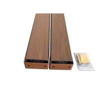 WPC leseni brisolej LT-04A, 3D žitni les, AURORA, 100x53x2900 mm