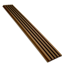 WPC fasadni panel TEAK TWIX MINI, 5 lamel, 217x2900 mm, brušena tekstura