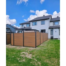 WPC deska za ograjo, TEAK, 162x20 mm, 1750 mm dolžina, široke letvice