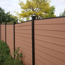 WPC deska za ograjo, TEAK, 162x20 mm, 1750 mm dolžina, široke letvice